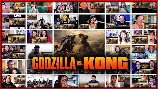 GODZILLA VS KONG Trailer Mega Reactions Mashup