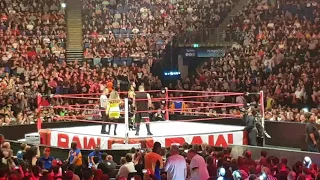 Seth Rollins vs Kevin Owens entrance wwe Monday night raw 14th may 2018