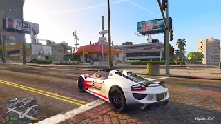 GTA 5 Visual V + Custom Reshade - Porsche 918 Spyder