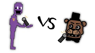 afton family VS fnaf 1 // singing battle // fnaf // my au // gacha club