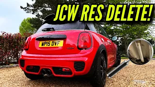 F56 Mini JCW RES DELETE Before & After (SO LOUD!!) 😱