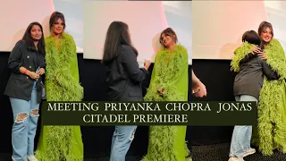 CITADEL PREMIERE | MEETING PRIYANKA CHOPRA JONAS , Nick Jonas , Richard Madden