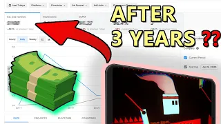 How Much Money Does My Free Mobile Game Make? (after 3 years)
