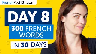 Day 8: 80/300 | Learn 300 French Words in 30 Days Challenge