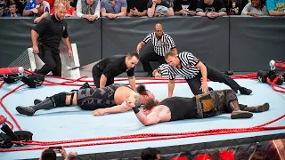 Braun Strowman and Big Show destroy the ring: Raw, April 17, 2017