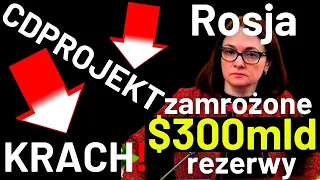 LAWINA SPADKÓW dopadła CDPROJEKT w tle Negatywna Rekomendacja!🔥 300mld dolarów Rosja nie odpuści!🔥