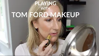 PLAYING WITH TOM FORD MAKEUP!  MY SPIN ON THE AFRICAN VIOLET EYE QUAD