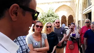 Listen to the language of Jesus - Aramaic. Church of the Nativity, Bethlehem. Guide: George Safar