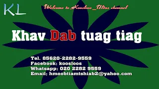 Khav Dab tuag tiag scary 3/19/2020