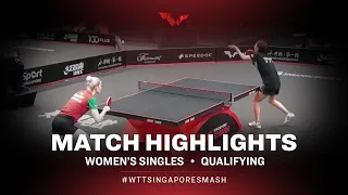 Leonie Hartbrich vs Yang Haeun | WS | Singapore Smash 2022 (Qual)