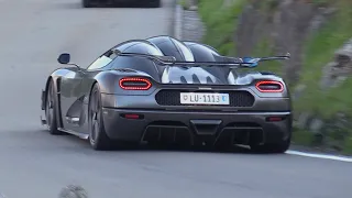 Hypercars Accelerating! Koenigsegg One:1, Bugatti Chiron, Pagani Huayra, 918 Spyder, F50, LaFerrari