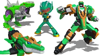 Dinocore Fighter_Krono| Dinocore Game Power Rangers Cartoon | Dinosaurs Animation Robot