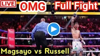 magsayo vs russell jr highlights | russell jr vs magsayo full fight | russell jr vs magsayo