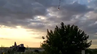 Кадры сбития российского самолёта Су-35 в Херсоне попал на видео
