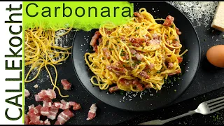 Make a delicious carbonara yourself according to the original recipe - without cream