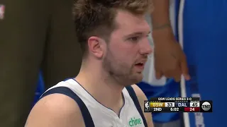 Luka Doncic WILD trick shot after the foul 😳