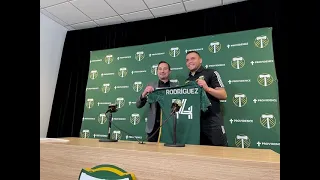 PRESENTACION DE JONATHAN "CABECITA" RODRIGUEZ CON LOS TIMBERS DE PORTLAND