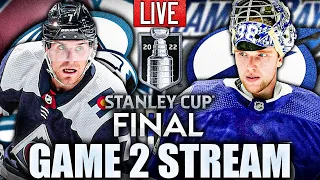 AVALANCHE VS LIGHTNING GAME 2 LIVESTREAM (2022 Stanley Cup Finals) Colorado, Tampa Bay NHL Playoffs