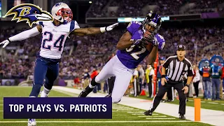 NFL Throwback: Ravens' Top 5 Plays vs. Patriots | Baltimore Ravens