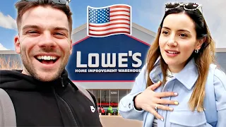 🇬🇧 Brits Explore LOWES for the First Time! 🇺🇸