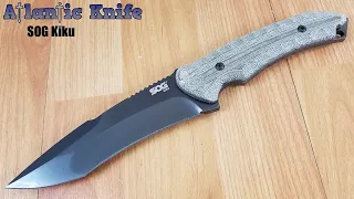 SOG KIKU LARGE 11.25" MATSUDA FIXED BLADE KNIFE + KYDEX SHEATH KU2012