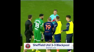 a big fight breaks out after Sheffield Utd vs Blackpool