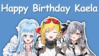 【Hololive Song / Kobo Kanaeru Sing 唱歌】Kobo, Zeta - Happy Birthday Kaela (with Lyrics)