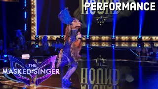 Afghan Hound sings “Ding Ding! The Witch Is Dead” | THE MASKED SINGER | SEASON 11