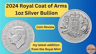 2024 Royal Coat of Arms 1oz Silver Coin #coins #silver #bullion