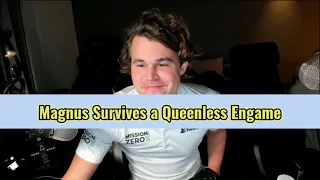 Magnus Carlsen Epic Escape from Queen | Magnus Vs Ian | AI CUP 2023
