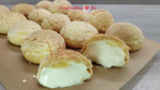 Заварные пирожные с кремом Пломбир | Пирожные Шу | Cookie Choux Recipe | LoveCookingRu