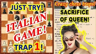 Italian game opening chess trap ♔ Free video lessons and training for beginners ♕