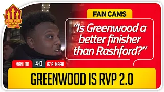 SAEED! GREENWOOD LIKE VAN PERSIE! Manchester United 4-0 AZ Alkmaar Fan Cams