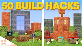 50 Minecraft 1.21 Build Hacks!