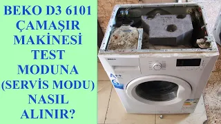 Beko D3 6101 Çamaşır Makinesi Test Moduna Nasıl Girilir ve Reset Nasıl Atılır?