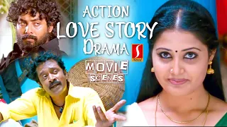 Sandra Amy | Aari | Dharane Telugu dubbed Action Love Story movie scenes | Elango Kumaravel | Ajay