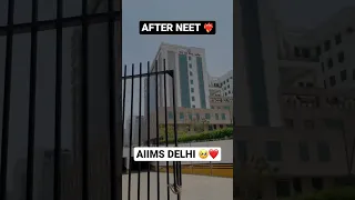 When you are finally in medical college 🔥 Aiims delhi motivation ❤️ Mbbs #neet #doctor #shorts