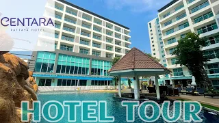 CENTARA PATTAYA HOTEL Tour || SPACIOUS rooms!!