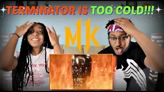 Mortal Kombat 11 "Terminator T-800 Gameplay" REACTION!!!