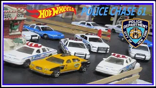 Hot Wheels Police Chase 61 - NYPD Police Chase 2 - Stop Motion