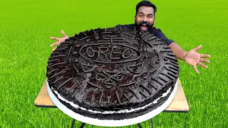 Oreo Chocolate Cake | Giant Oreo Cake Recipe | ഒറിയോ ബിസ്‌ക്കറ് കൊണ്ട് കേക്ക് | M4 Tech |