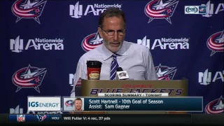 Columbus Blue Jackets head coach John Tortorella on loss to Rangers: 'Our team got nervous'