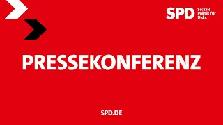 Pressekonferenz mit der SPD-Vorsitzenden Saskia Esken