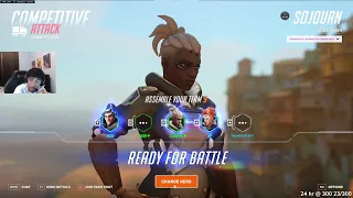 47 ELIMS! 20453 DMG! Sugarfree Insane Sojourn Season 7 Top 500 Gameplay Overwatch 2