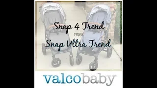 Valco Stroller Comparison/Review: Snap 4 Trend vs Snap Ultra Trend