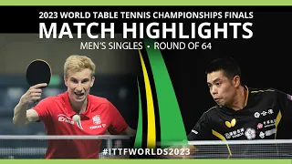 Chuang Chih Yuan vs Maciej Kubik | MS R64 | 2023 ITTF World Table Tennis Championships Finals