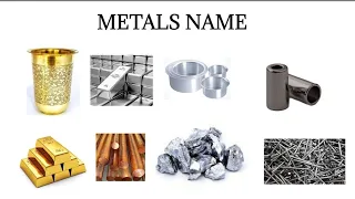 METALS NAME | METALS NAME IN ENGLISH | kids world