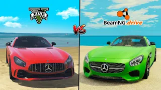 Gta 5 Mercedes Benz Amg Gt Car Vs Beamng Mercedes Benz Amg Gt Car | Which Is Best?