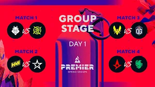 BLAST Premier Spring Groups 2024, Day 1: G2 vs NIP, NAVI vs Col, Vitality vs OG, Astralis vs Falcons