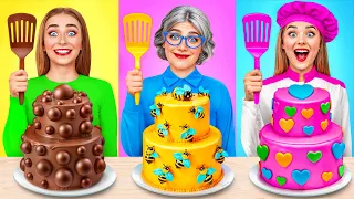 Ich vs Oma: Kuchen Dekorieren Herausforderung | Lustige Challenges Multi DO